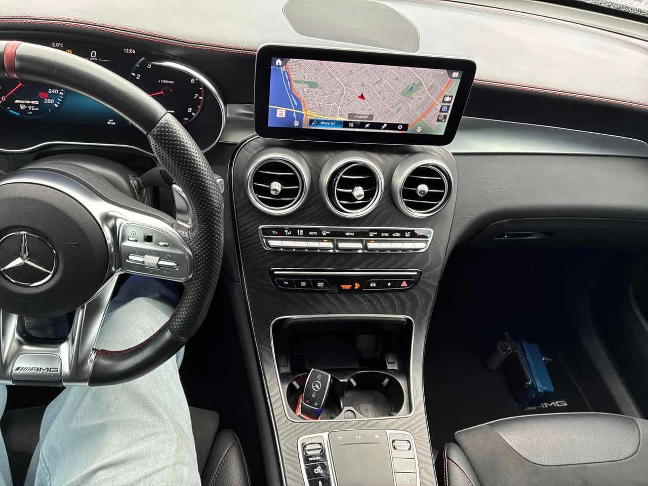 Mercedes-Benz GLC 43 AMG PANO | 360 | KEYLESS | ПОДГРЕВИ | АМБИЕНТ, снимка 14 - Автомобили и джипове - 53928326