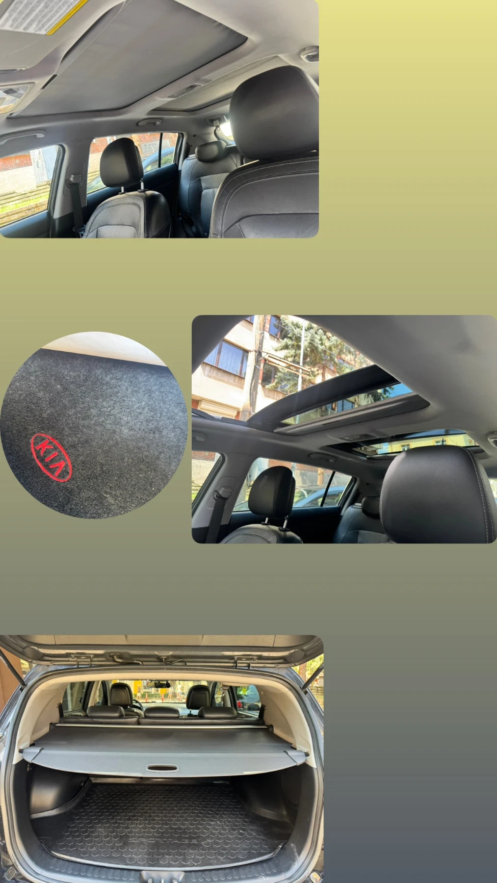 Kia Sportage 2.0CRDI AWD/АВТОМАТ/130.000км/ФУЛ ЕКСТРИ/НОВА, снимка 12 - Автомобили и джипове - 55155710