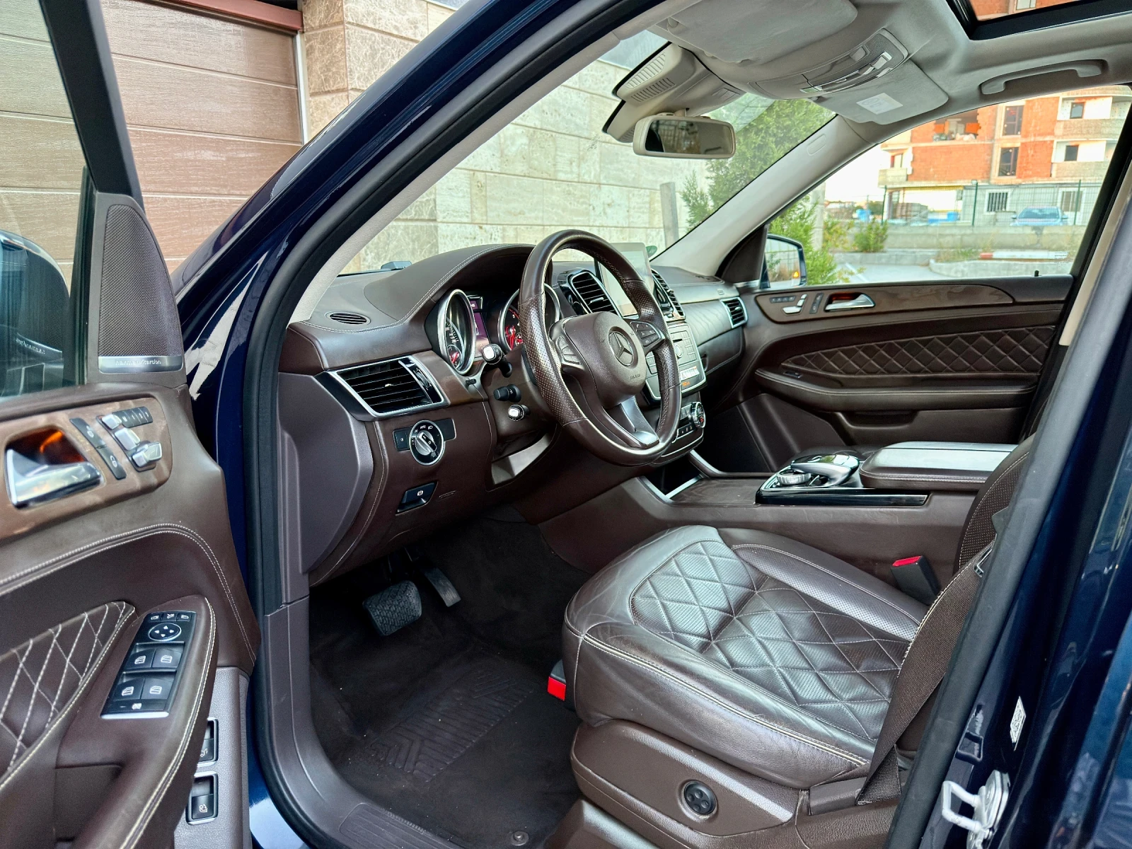 Mercedes-Benz GLE 350 9G 4Matic Designo Panorama Cavansite Blue ЛИЗИНГ, снимка 8 - Автомобили и джипове - 56144769
