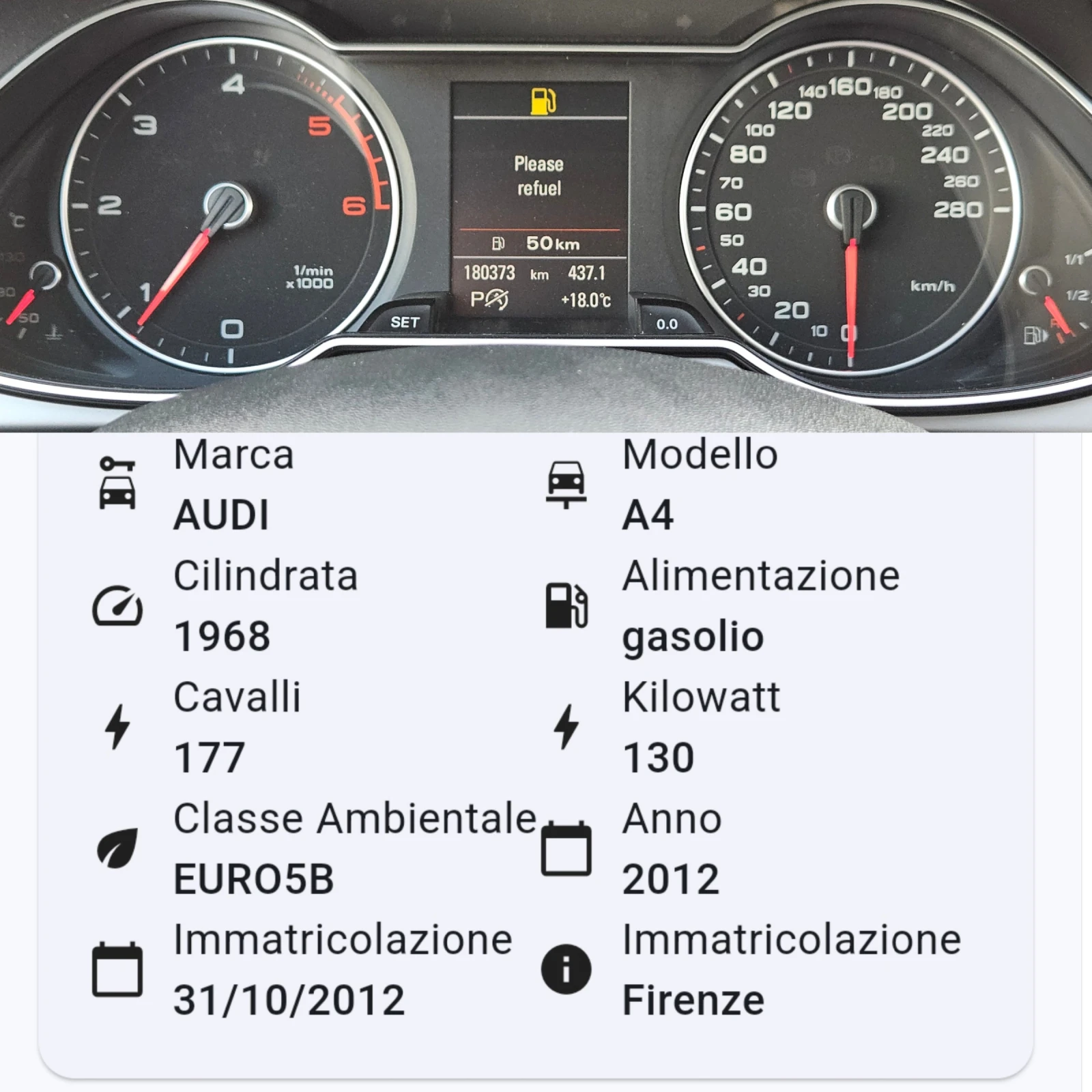 Audi A4 2.0TDI/FACELIFT/177k.c/LED/NAVI/БЛУТУТ/EURO 5B/ТОП | Mobile.bg — изображение 12