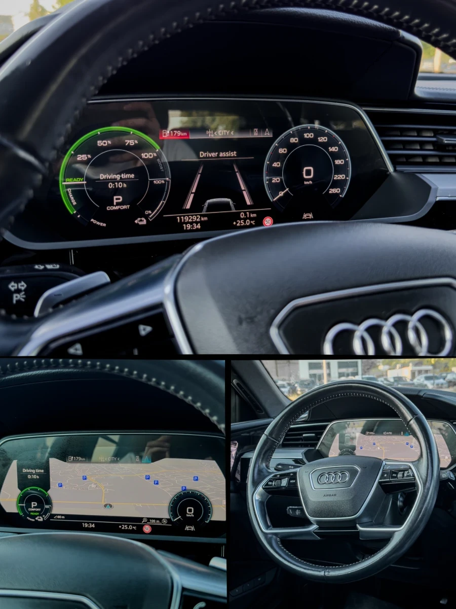 Audi E-Tron 55 Advanced - QUATTRO - Гаранция, снимка 10 - Автомобили и джипове - 54620645