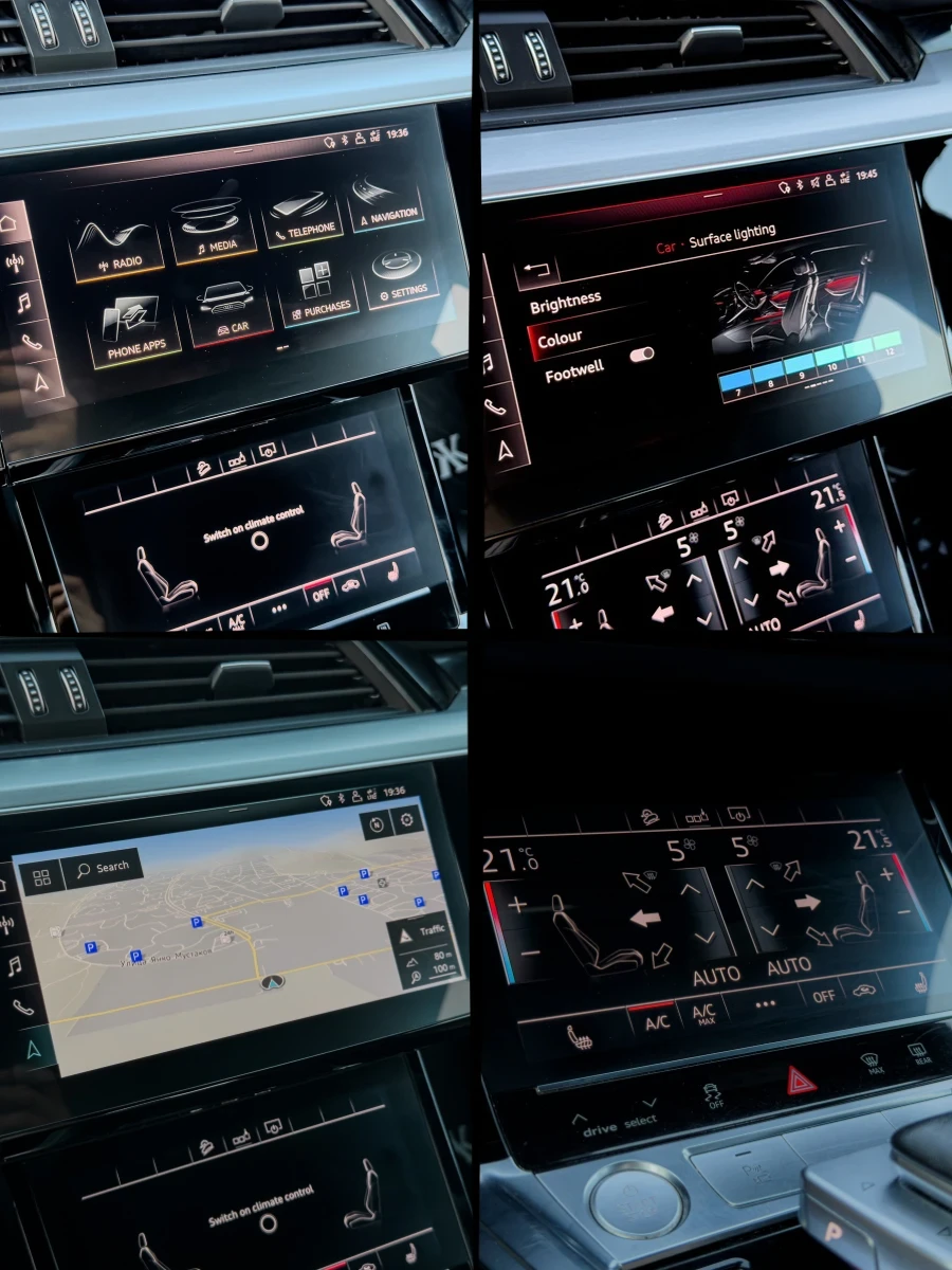 Audi E-Tron 55 Advanced - QUATTRO - Гаранция, снимка 13 - Автомобили и джипове - 54620645