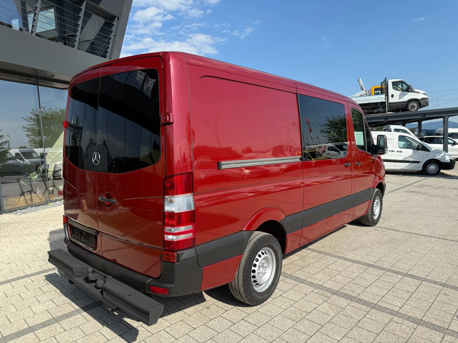 Mercedes-Benz Sprinter 318 CDI Товаропътнически  6-местен Клима - изображение 5