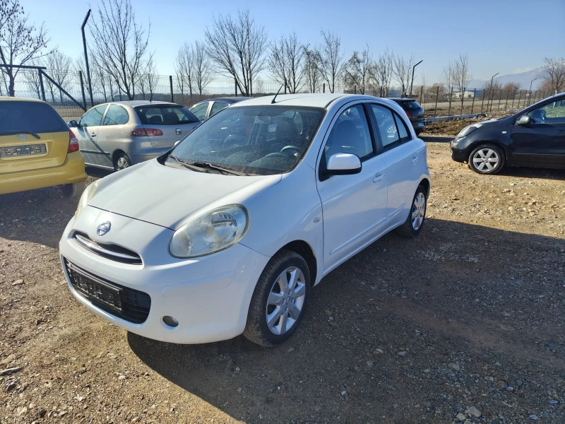 Nissan Micra 1.2 кожа навигация евро 5 , снимка 1 - Автомобили и джипове - 48614560