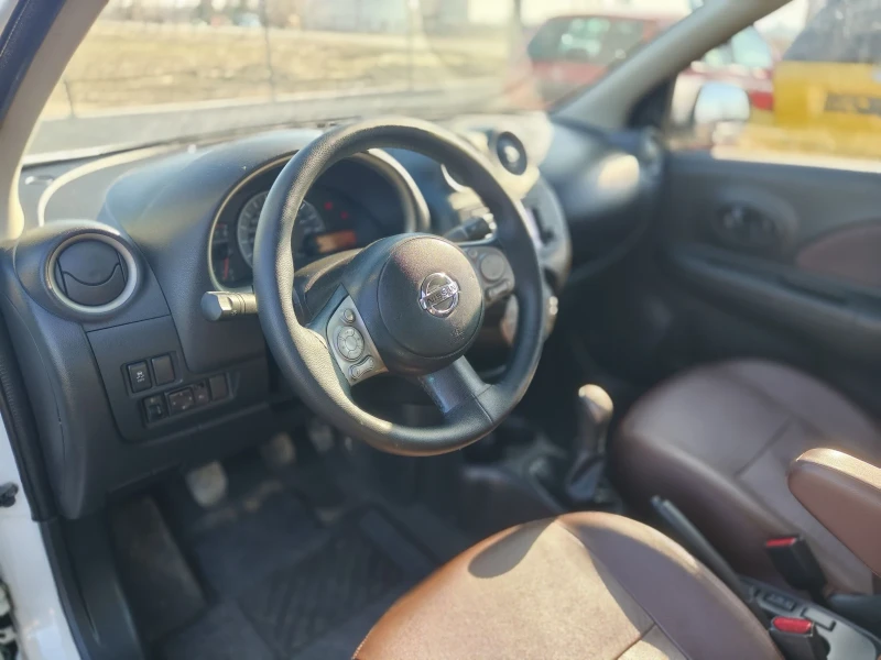 Nissan Micra 1.2 кожа навигация евро 5 , снимка 11 - Автомобили и джипове - 48614560