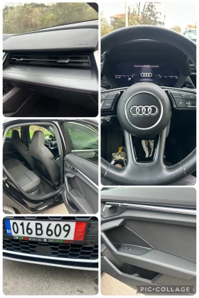 Audi A3 СЕДАН* ДИСТРОНИК* ПОДГРЕВ* RECARO* АМБИЕНТНО* * , снимка 14