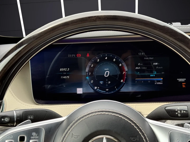 Mercedes-Benz S 560 AMG* 4M* BURMESTER* 360 CAM* DISTR* KEYLESS* , снимка 11 - Автомобили и джипове - 50189752