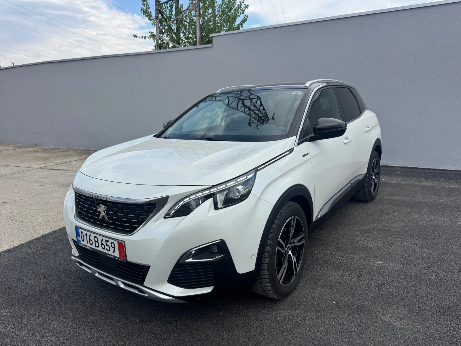 Peugeot 3008 1.6HDI GT LINE 149000КМ Сервизна Книжка Бяла перла