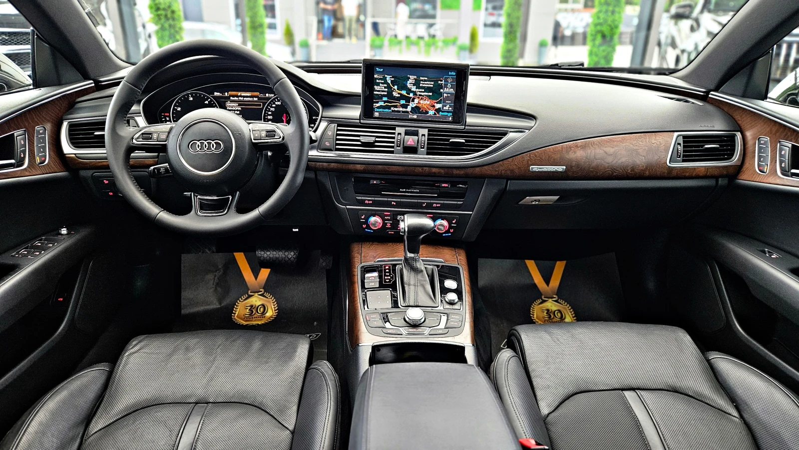 Audi A7 RS7/S-LINE/3.0TDI/GERMANY/ПОДГРЕВ/ОБДУХ/ПАМЕТ/LIZI, снимка 9 - Автомобили и джипове - 54779027