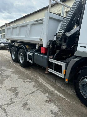 Mercedes-Benz Actros Actors 3341 самосвал с кран 6х4, снимка 3