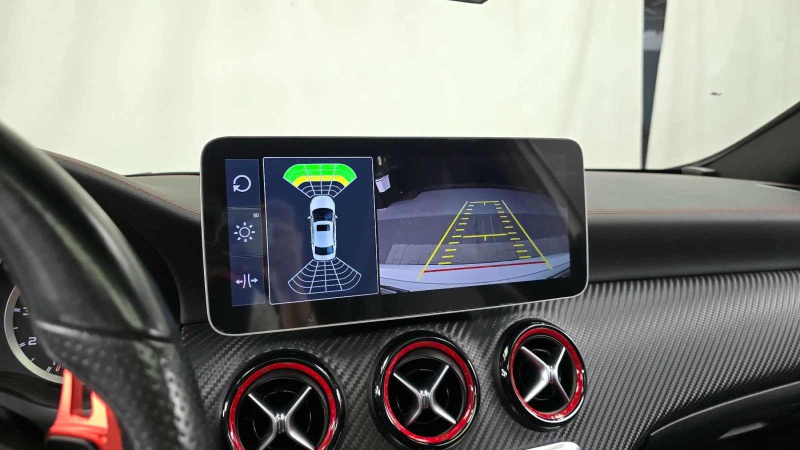 Mercedes-Benz A45 AMG ОБСЛУЖЕНА* ANDROID AUTO* F1* КРАЙНА ЦЕНА, снимка 10 - Автомобили и джипове - 54863369