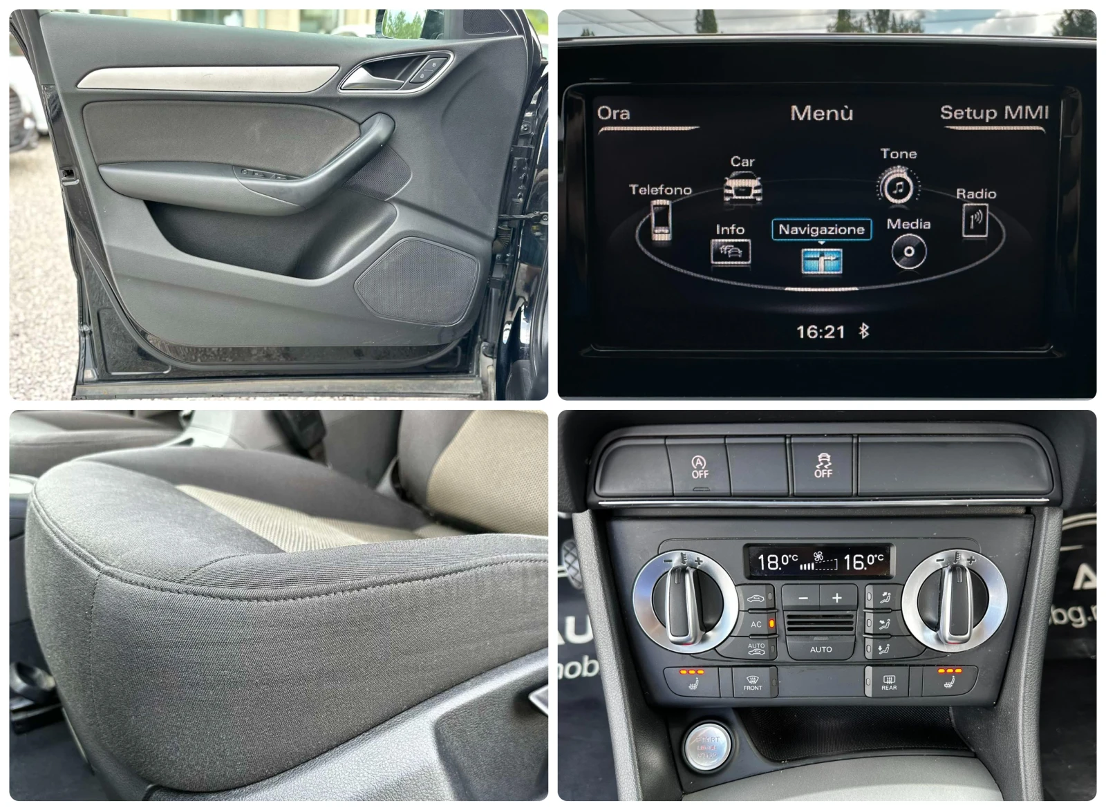 Audi Q3 2.0TDI 140HP 177 000KM LED KEYLESS EU5B, снимка 14 - Автомобили и джипове - 54682760