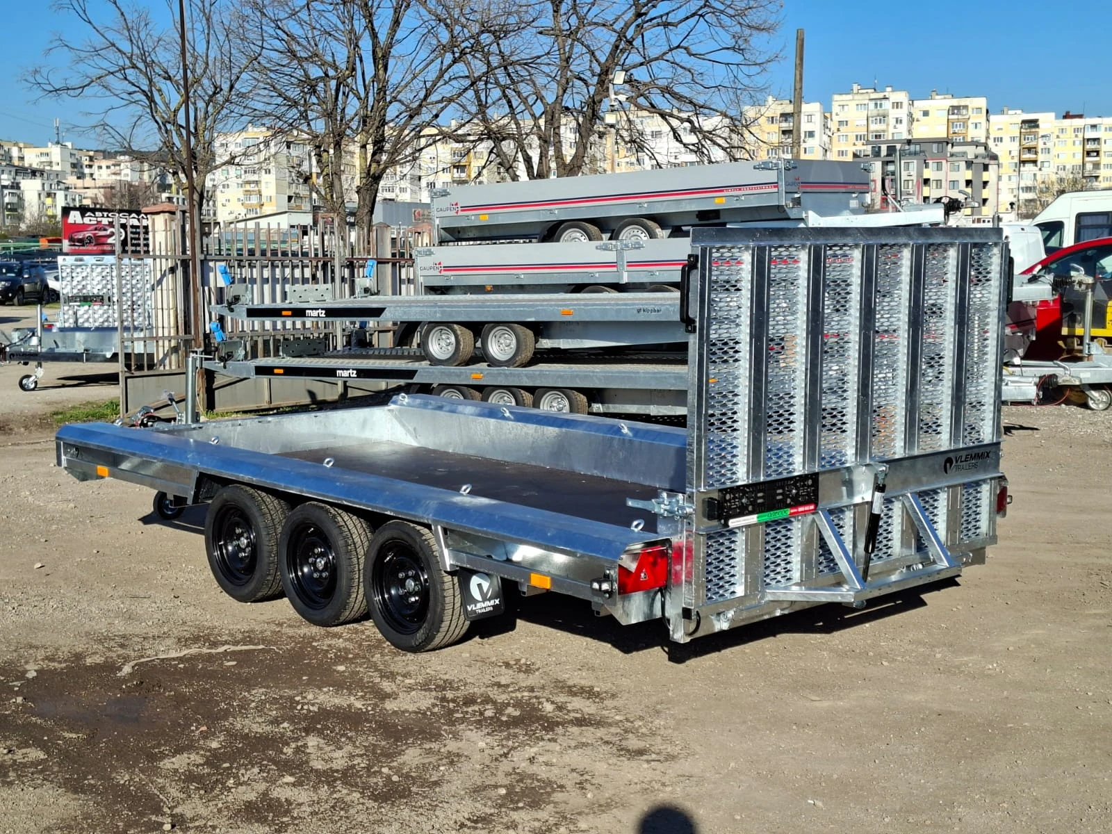 За автомобил Vlemmix MT 400/3 3500KG 3X1800KG, снимка 2 - Ремаркета - 53732665