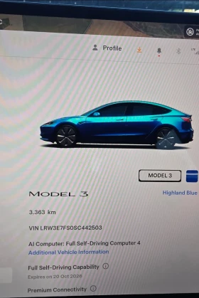 Tesla Model 3 Highland Full Warranty, снимка 15