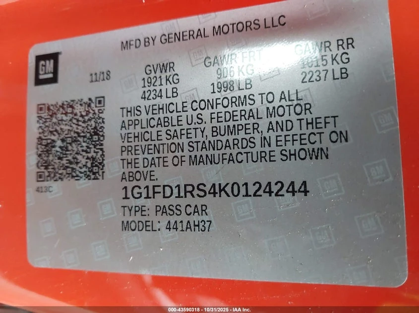 Chevrolet Camaro 3.6l 3Lt, снимка 9 - Автомобили и джипове - 53907265