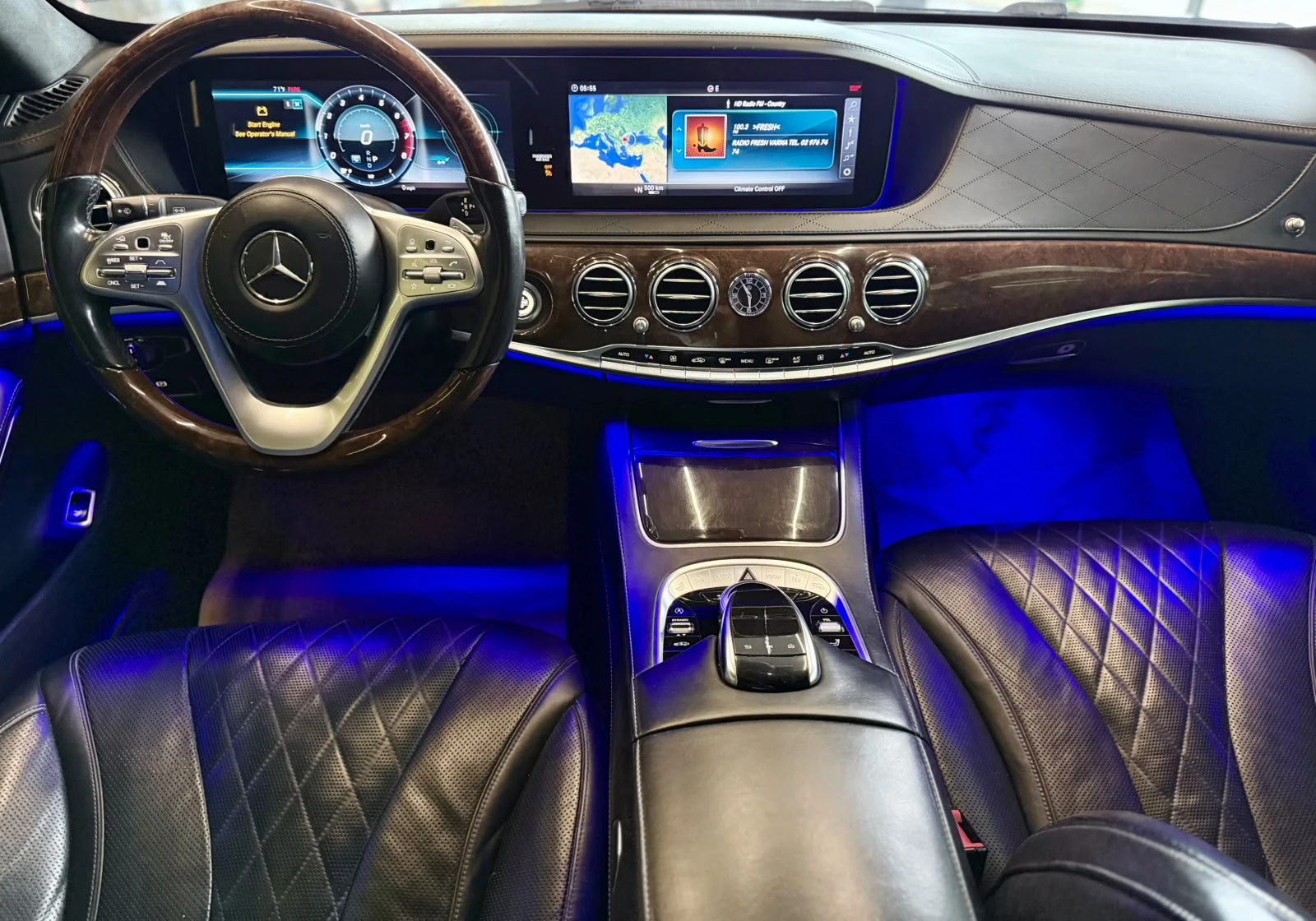 Mercedes-Benz S 560 L* 4M* AMG* HUD* Обдух* TV* Night Vision* ЛИЗИНГ, снимка 9 - Автомобили и джипове - 55586755