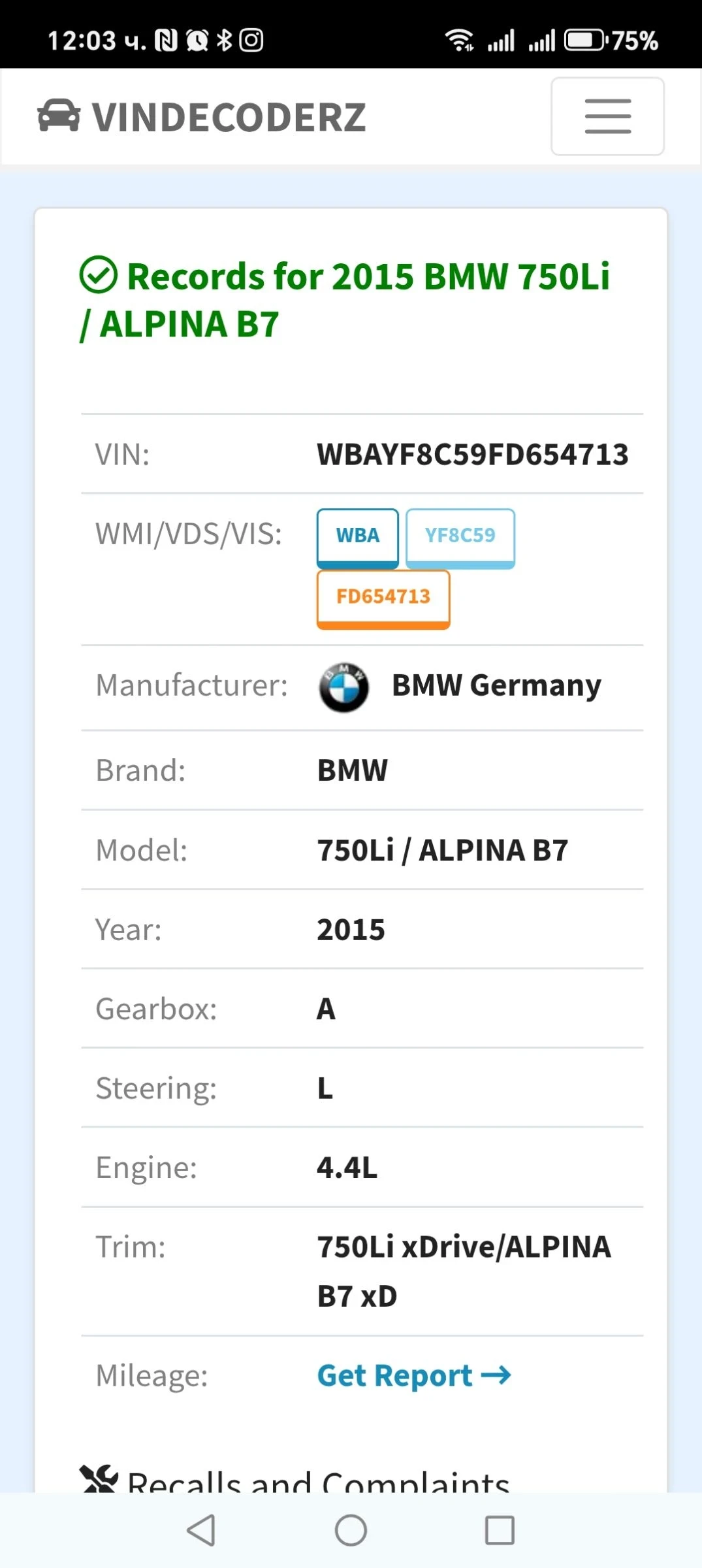 BMW 750 BMW 750Li   2015   North America   FULL MAX   xDri | Mobile.bg   13