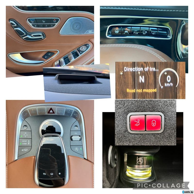 Mercedes-Benz S 500 S63 AMG FaceStyling 4Matic Distronic3D-360 Disigno, снимка 14 - Автомобили и джипове - 46407367