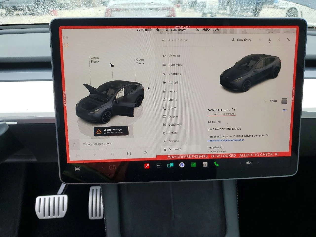 Tesla Model Y LONG RANGE PERFORMANCE DUAL MOTOR AWD ТЕРМОПОМПА, снимка 9 - Автомобили и джипове - 54207027