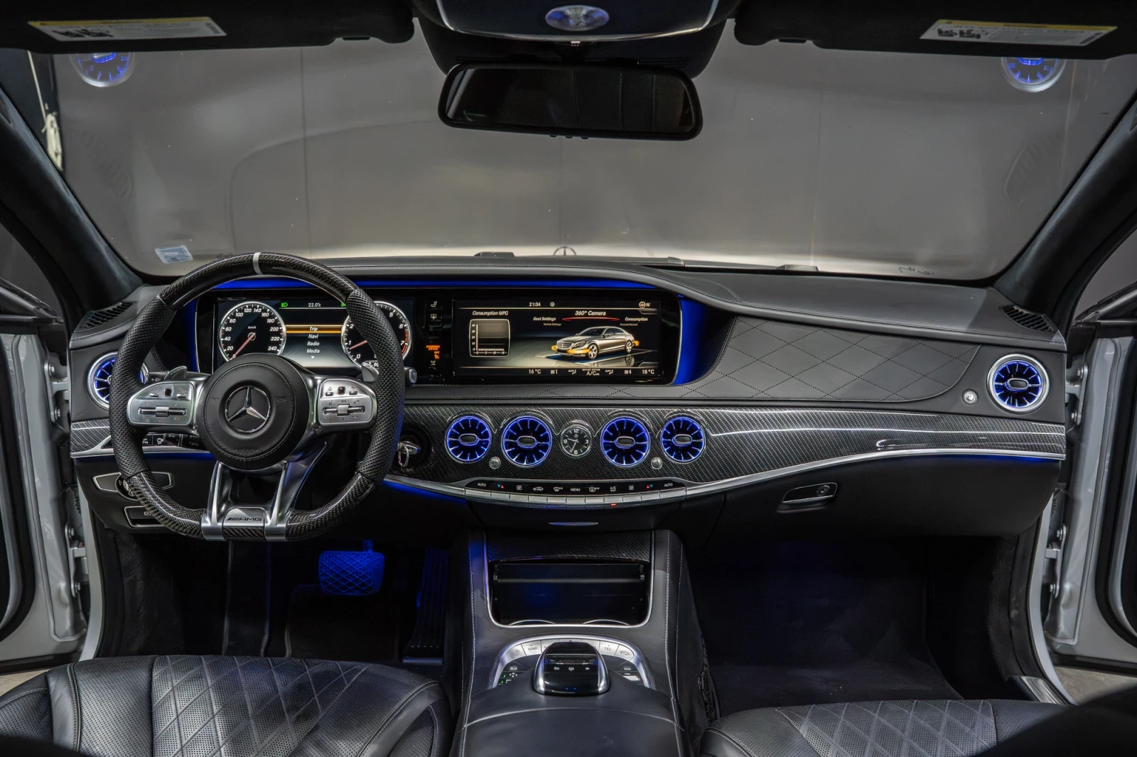 Mercedes-Benz S 500 S63AMG OPTIK/LONG/PANORAMA/FULL MAX/5D BURMEISTER | Mobile.bg � ����������� 9