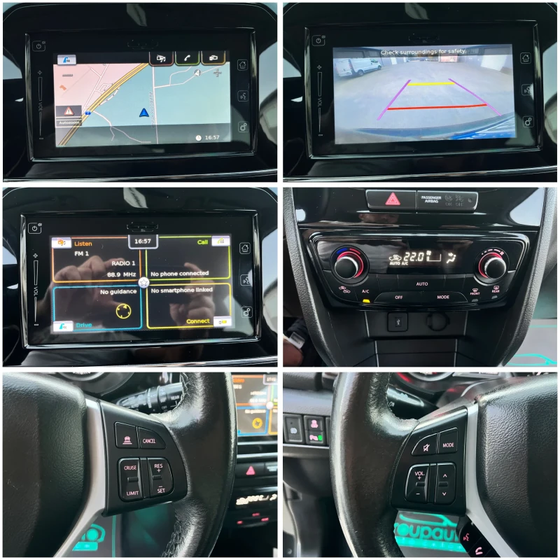 Suzuki Vitara 1, 6d-120k.с/ДИСТРОНИК/КАМЕРА/КОЖА/NAVI/ТОП!!!, снимка 13 - Автомобили и джипове - 51317557