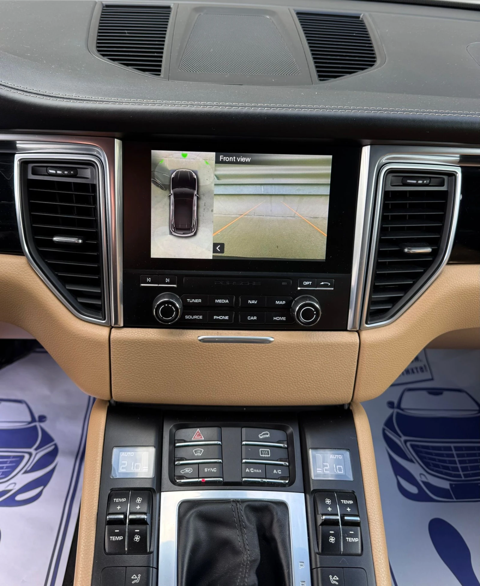 Porsche Macan S/4х4/NAVI/MATRIX/BOSE/Full service! 100 хил.км.!, снимка 14 - Автомобили и джипове - 54579577
