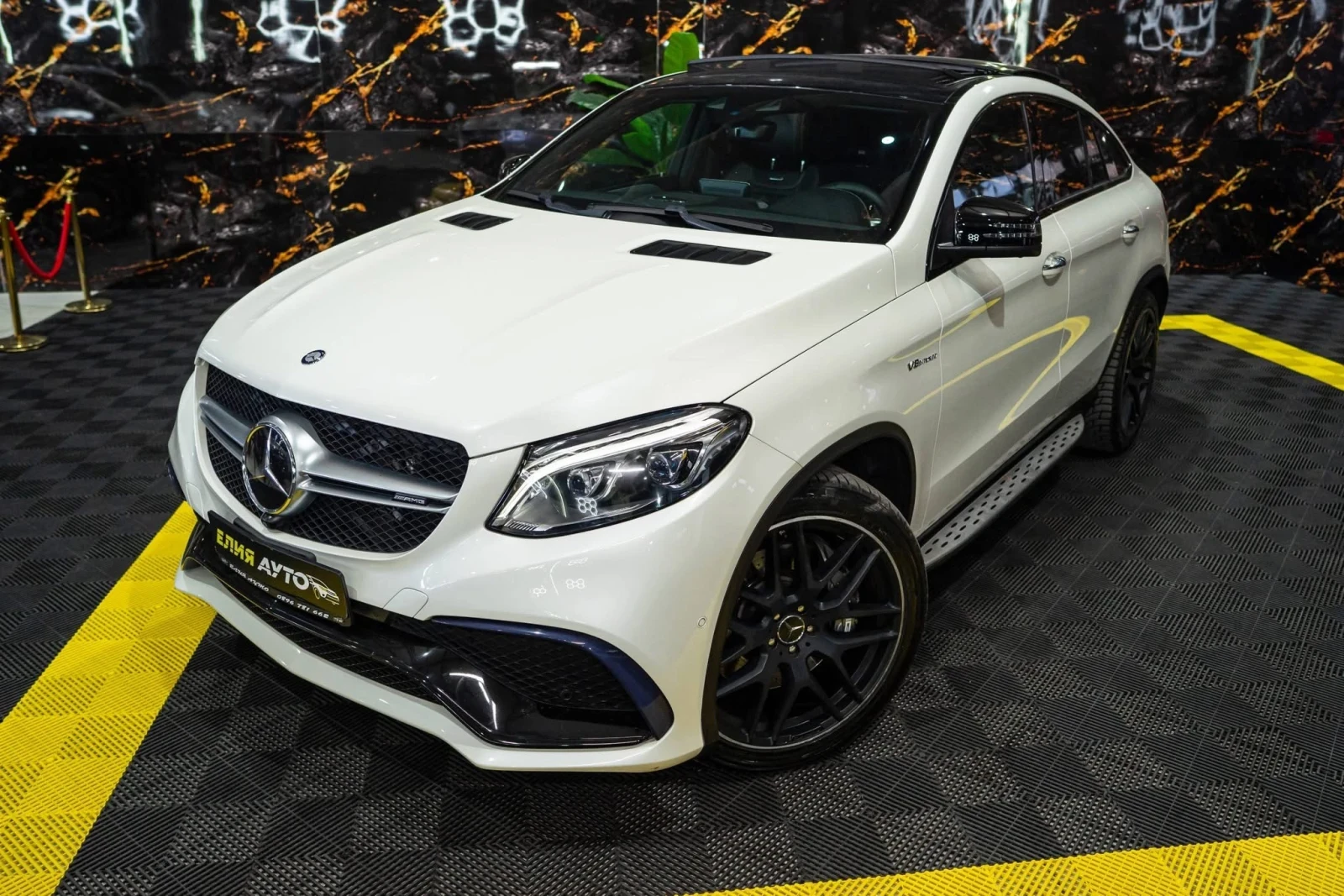 Mercedes-Benz GLE 63 S AMG V8 BITURBO LED DESIGNO ПАНО H&K ЛИЗИНГ 100%, снимка 2 - Автомобили и джипове - 53862510