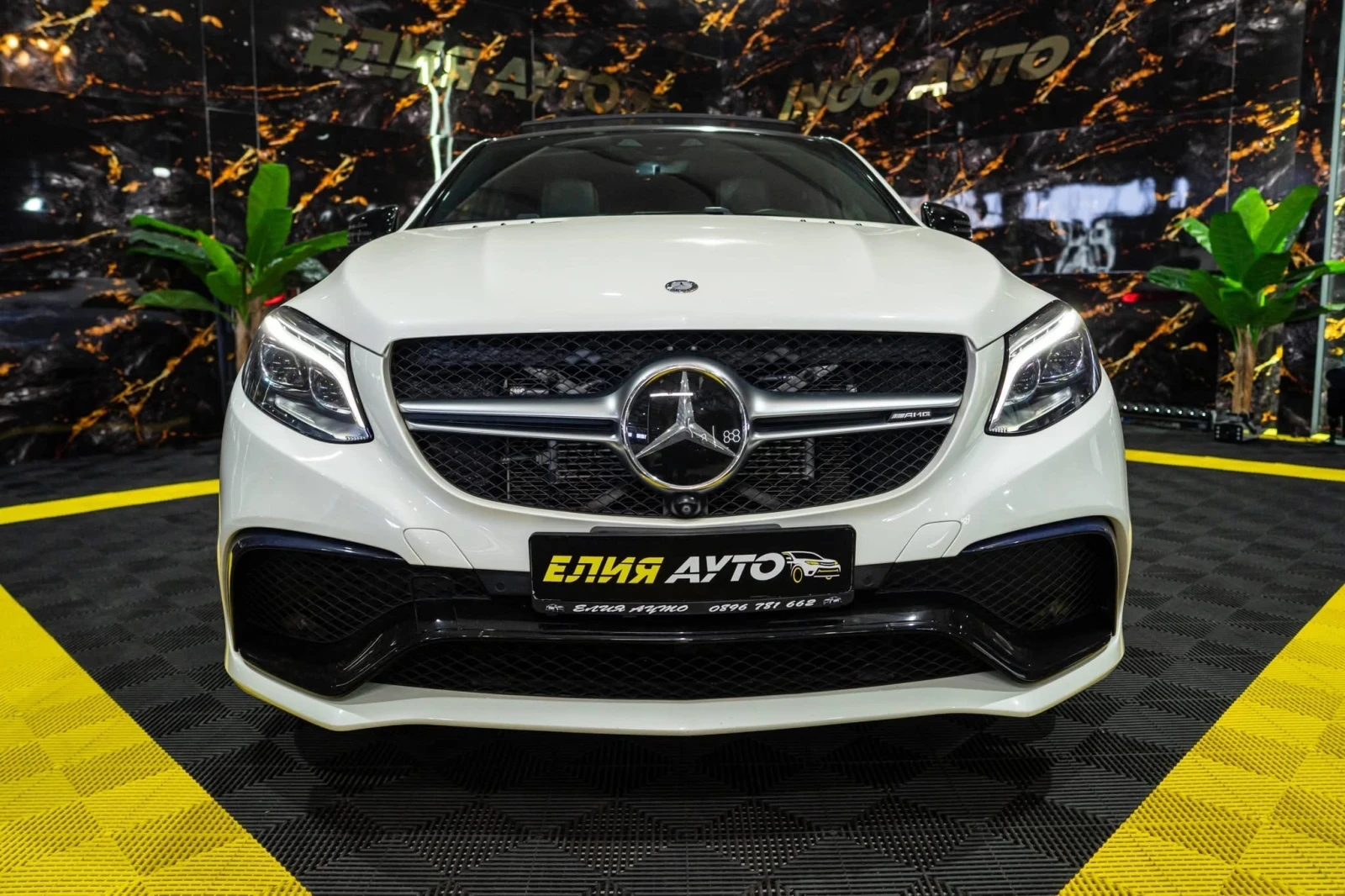 Mercedes-Benz GLE 63 S AMG V8 BITURBO LED DESIGNO ПАНО H&K ЛИЗИНГ 100%, снимка 3 - Автомобили и джипове - 53862510