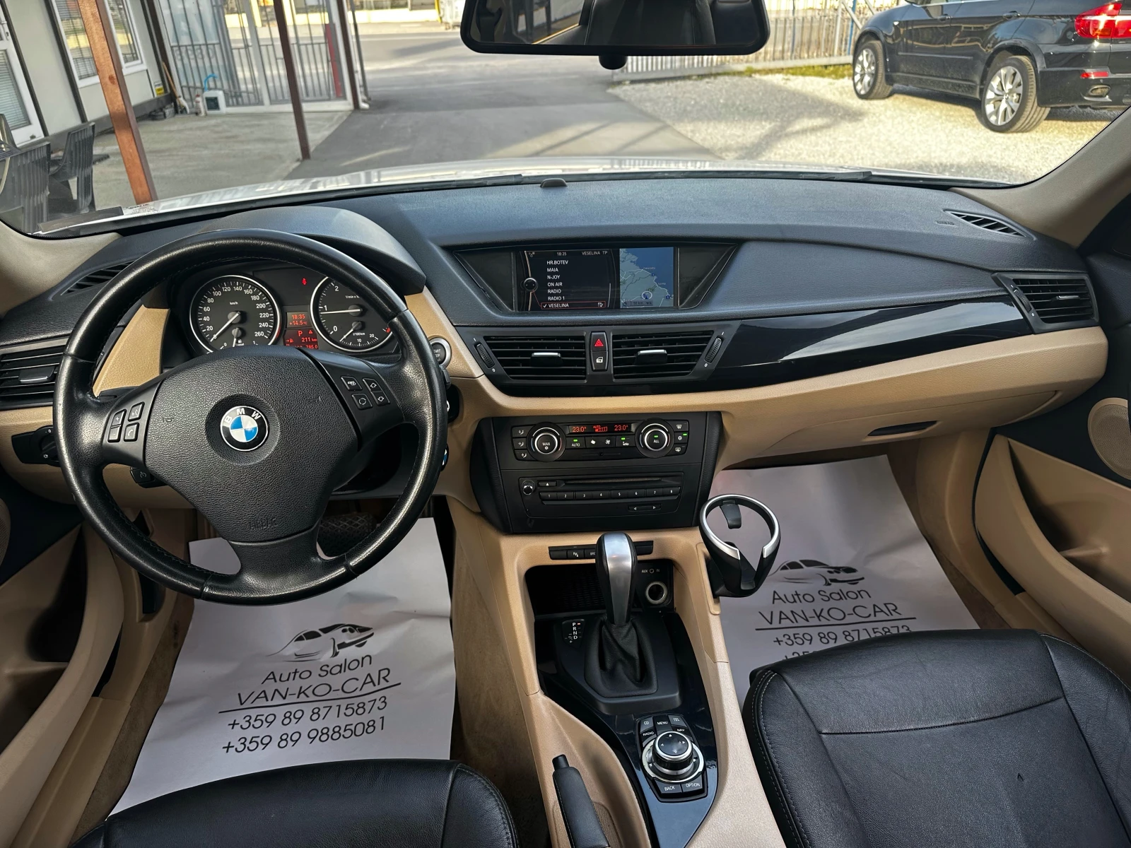 BMW X1 2.0d X-drive Автомат* Нави* Кожа* , снимка 10 - Автомобили и джипове - 54222561