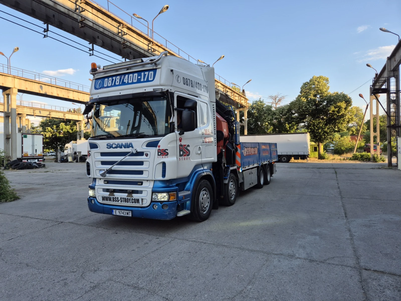 Scania R 470  PALFINGER 85002F+ PJ170v1E/36, 5метра, снимка 2 - Камиони - 55277253