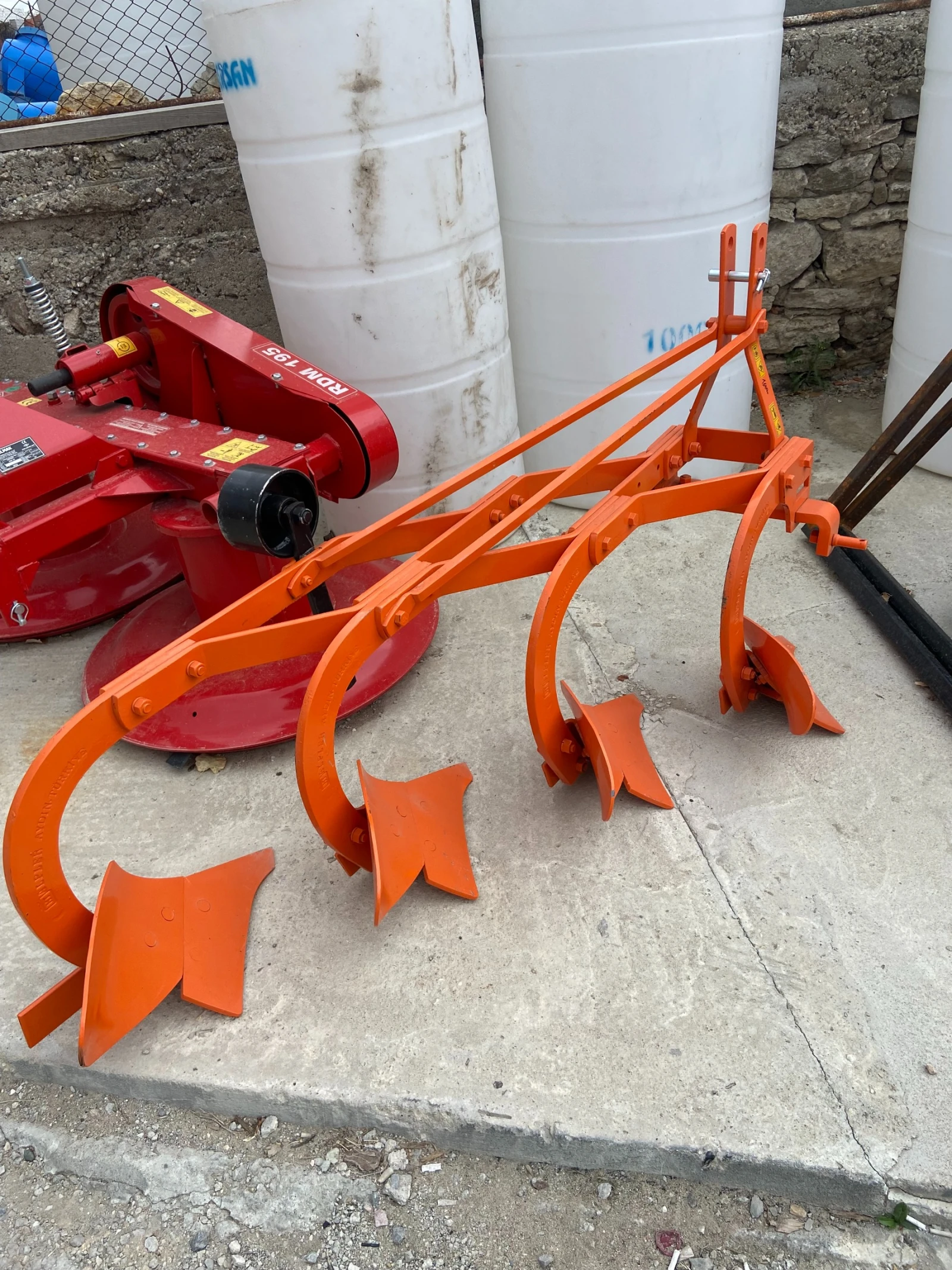 Плуг Aydin 4X25 С КОЛЕЛО, снимка 1