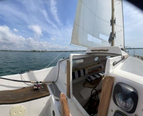 Ветроходна лодка Leisure 17, снимка 6