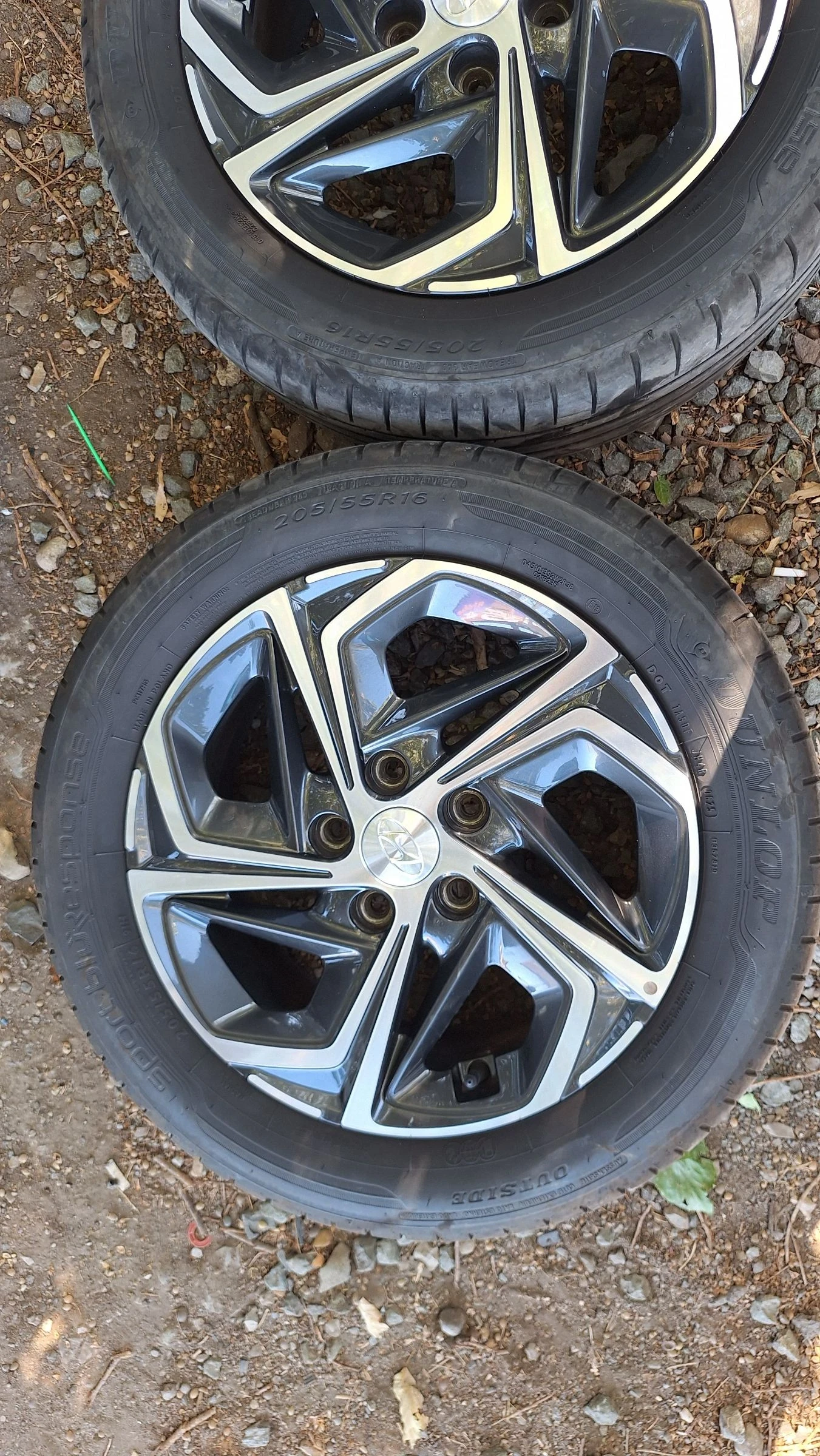 Гуми с джанти Dunlop 205/55R16, снимка 5 - Гуми и джанти - 56332105