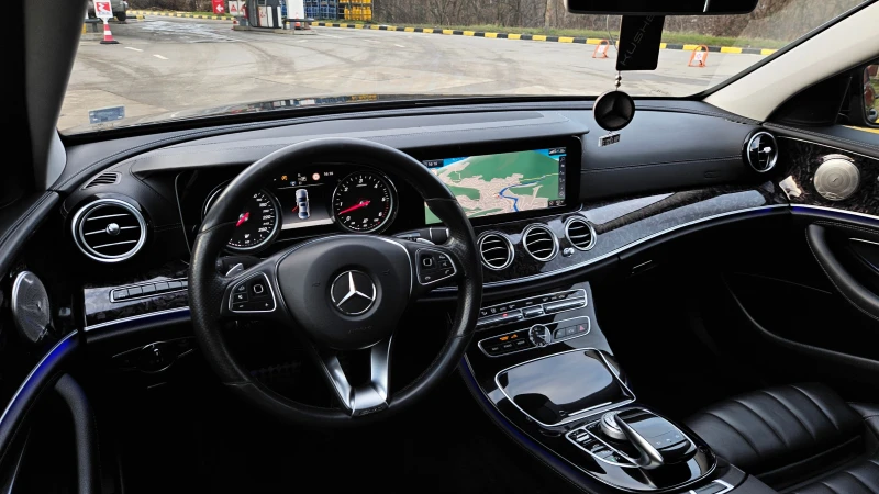 Mercedes-Benz E 350 AMG OPTIC/BURMASTER/9G/FULL LED, снимка 10 - Автомобили и джипове - 53102586