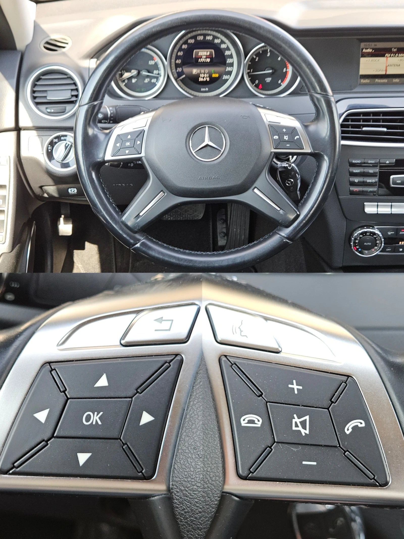 Mercedes-Benz C 180 2.2D/BLACK FRIDAY/120k.c/ACC//EURO 5B/ | Mobile.bg   11