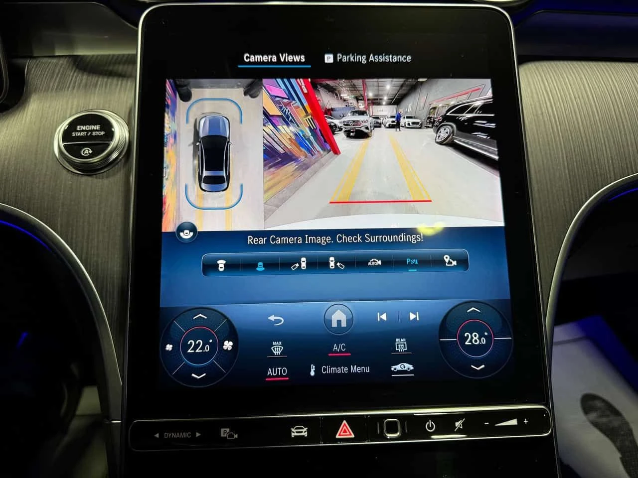 Mercedes-Benz C 300 4MATIC AMG 360CAM CARFAX, снимка 16 - Автомобили и джипове - 54137432