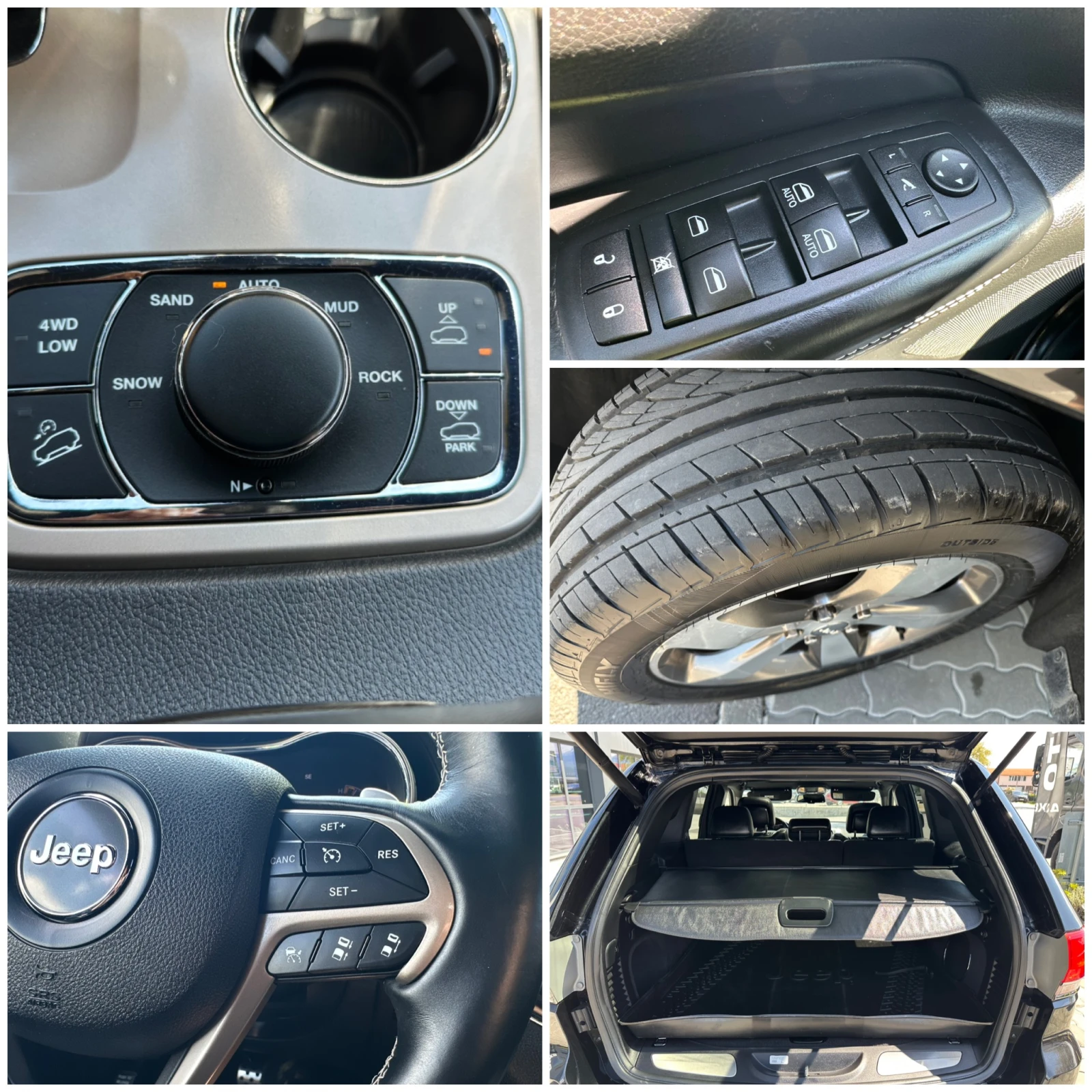 Jeep Grand cherokee 3.0CRD-OVERLAND-4X4-FULL, снимка 17 - Автомобили и джипове - 54392875