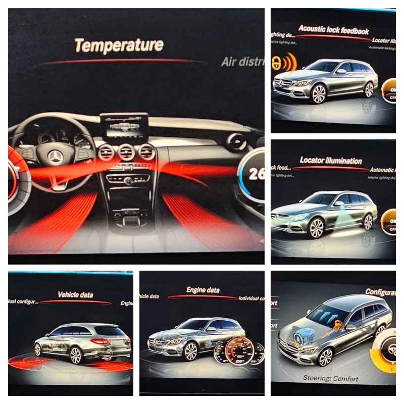 Mercedes-Benz C 220 C220cdi AMG63 optic, снимка 8 - Автомобили и джипове - 52383661