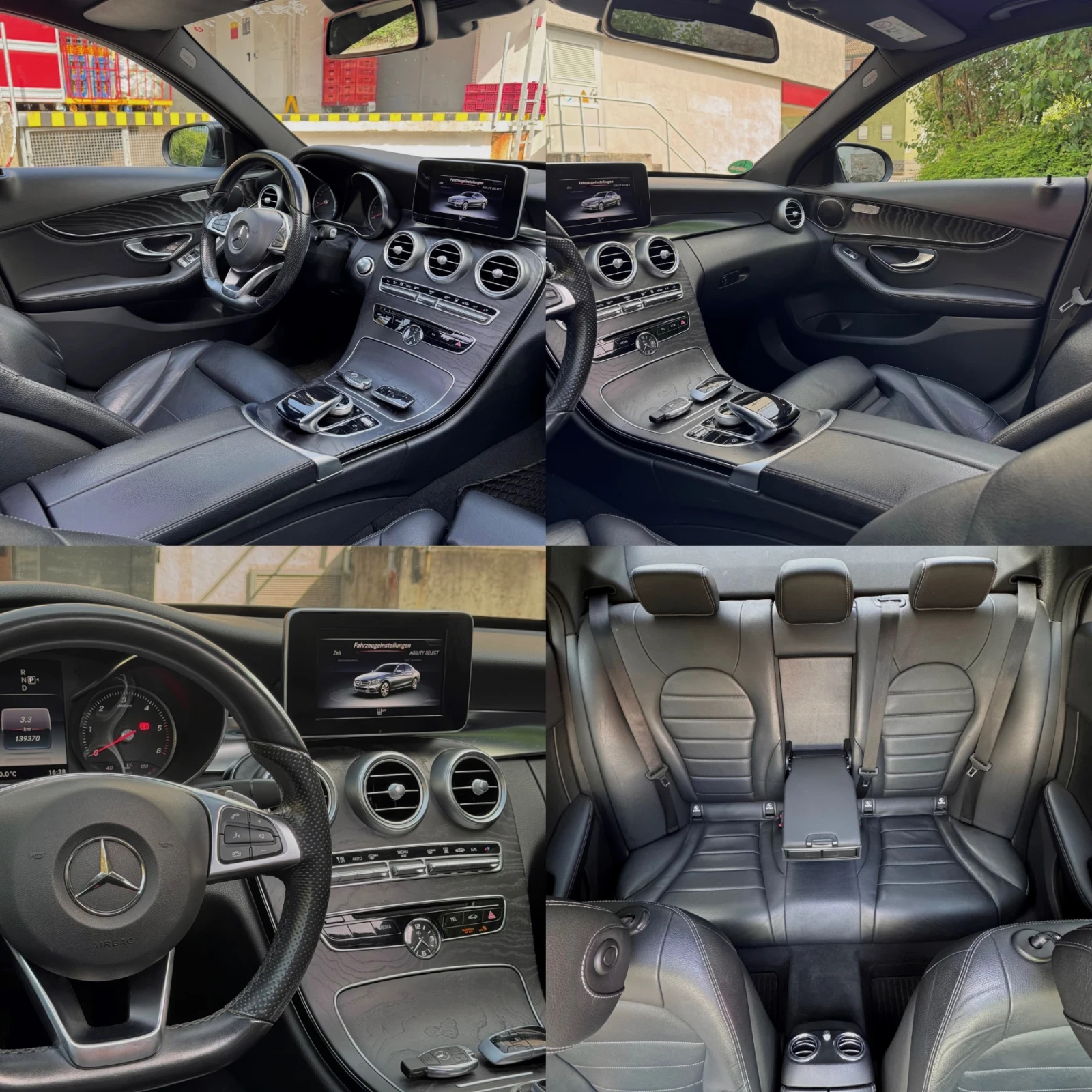Mercedes-Benz C 220 d AMG PANO| 360* CAMERA| HEAD-UP| �����| ����. ��� | Mobile.bg � ����������� 8