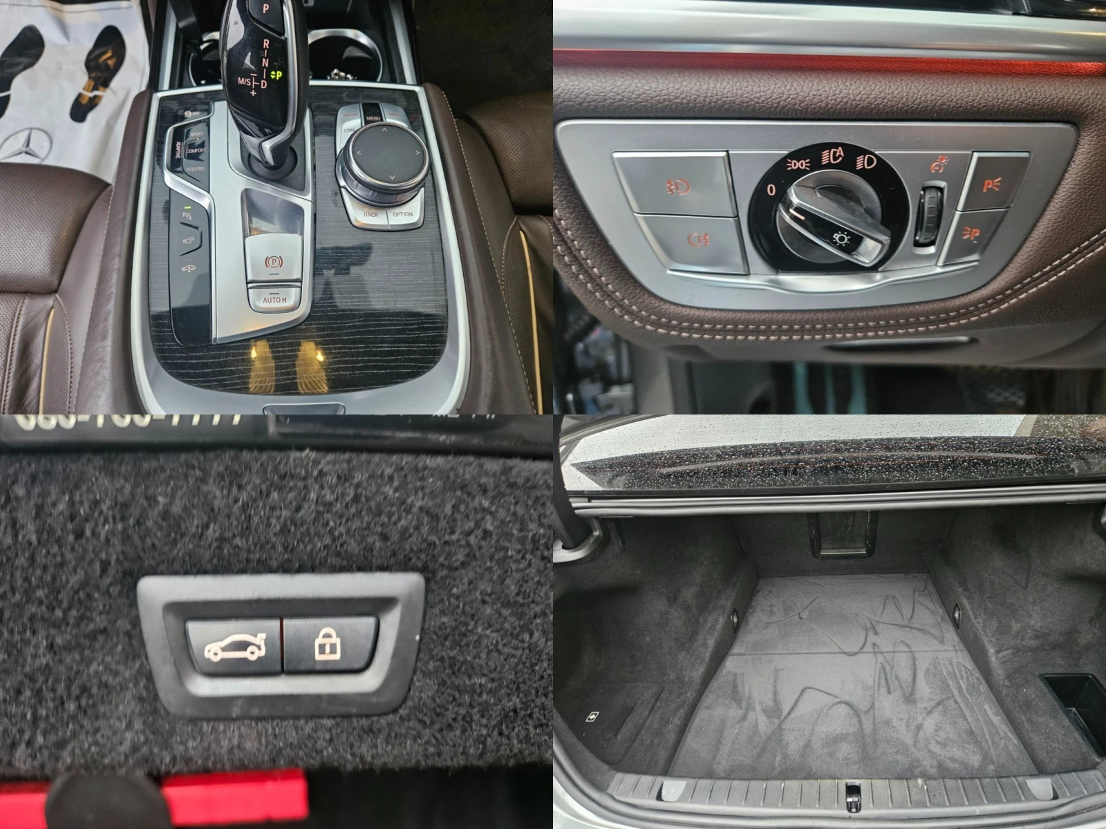 BMW 740 M-PK* ОБДУХ* МАСАЖ* 360* HUD* DIS* TV* SOFT-CLOSE*, снимка 16 - Автомобили и джипове - 56060258