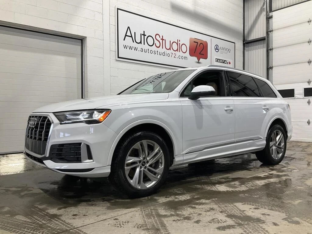 Audi Q7 * AWD TOIT PANO CUIR CAMERA RECUL NAVI MAGS * CARF, снимка 1