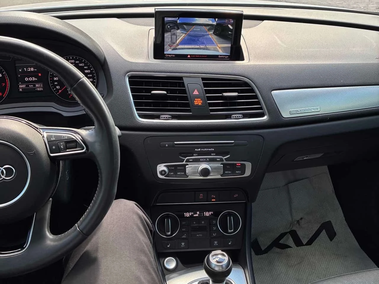 Audi Q3 ТЕCHNIK| BOSE| ПОДГРЕВИ| КАМЕРА| КЛИП НА МОТОРА| , снимка 9 - Автомобили и джипове - 56216881