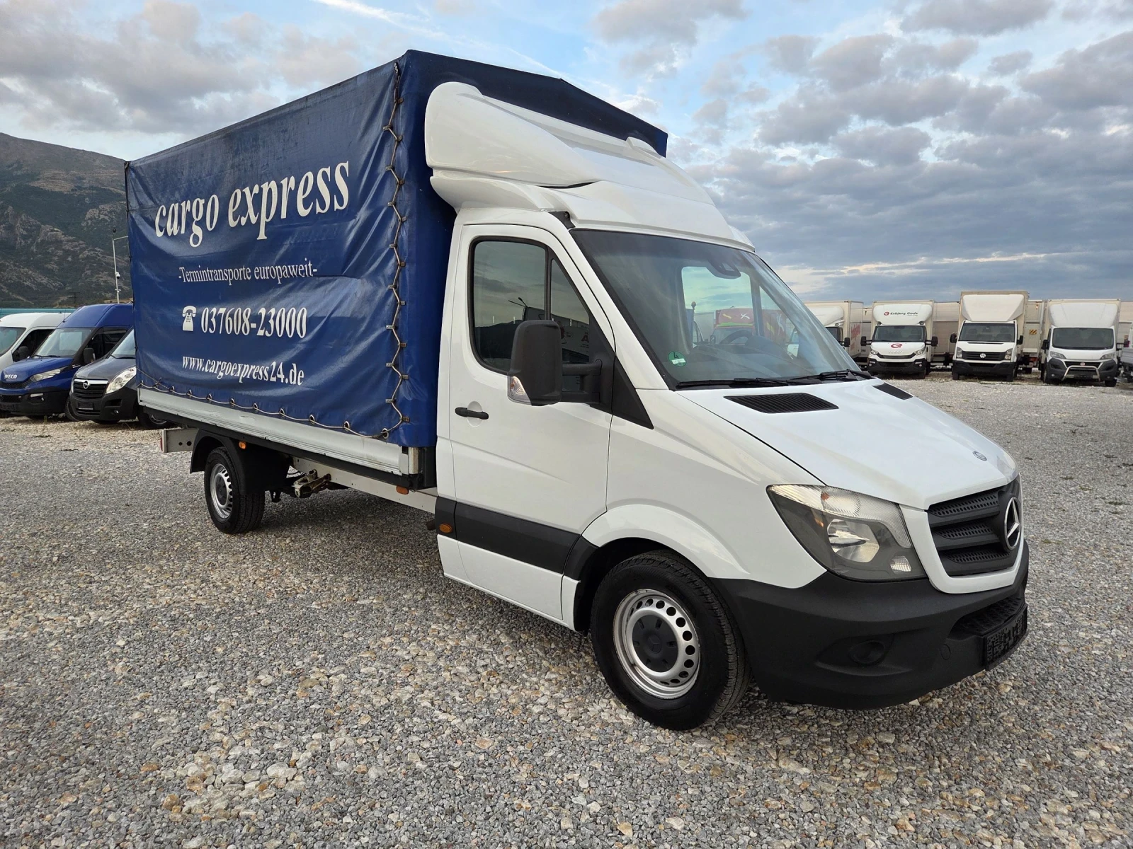 Mercedes-Benz Sprinter 316 CDI, Климатик, Нави, Бордови + Брезент - изображение 7