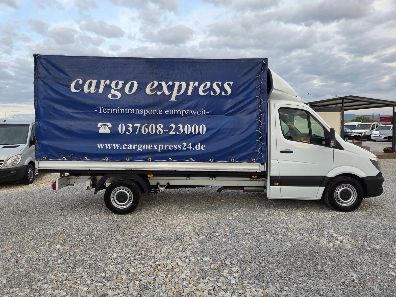 Mercedes-Benz Sprinter 316 CDI, Климатик, Нави, Бордови + Брезент - изображение 6