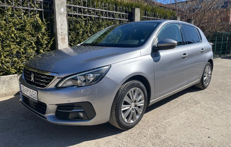 Peugeot 308 Allure, 130кс, AT8, пълна сервизна история, снимка 1 - Автомобили и джипове - 49412976