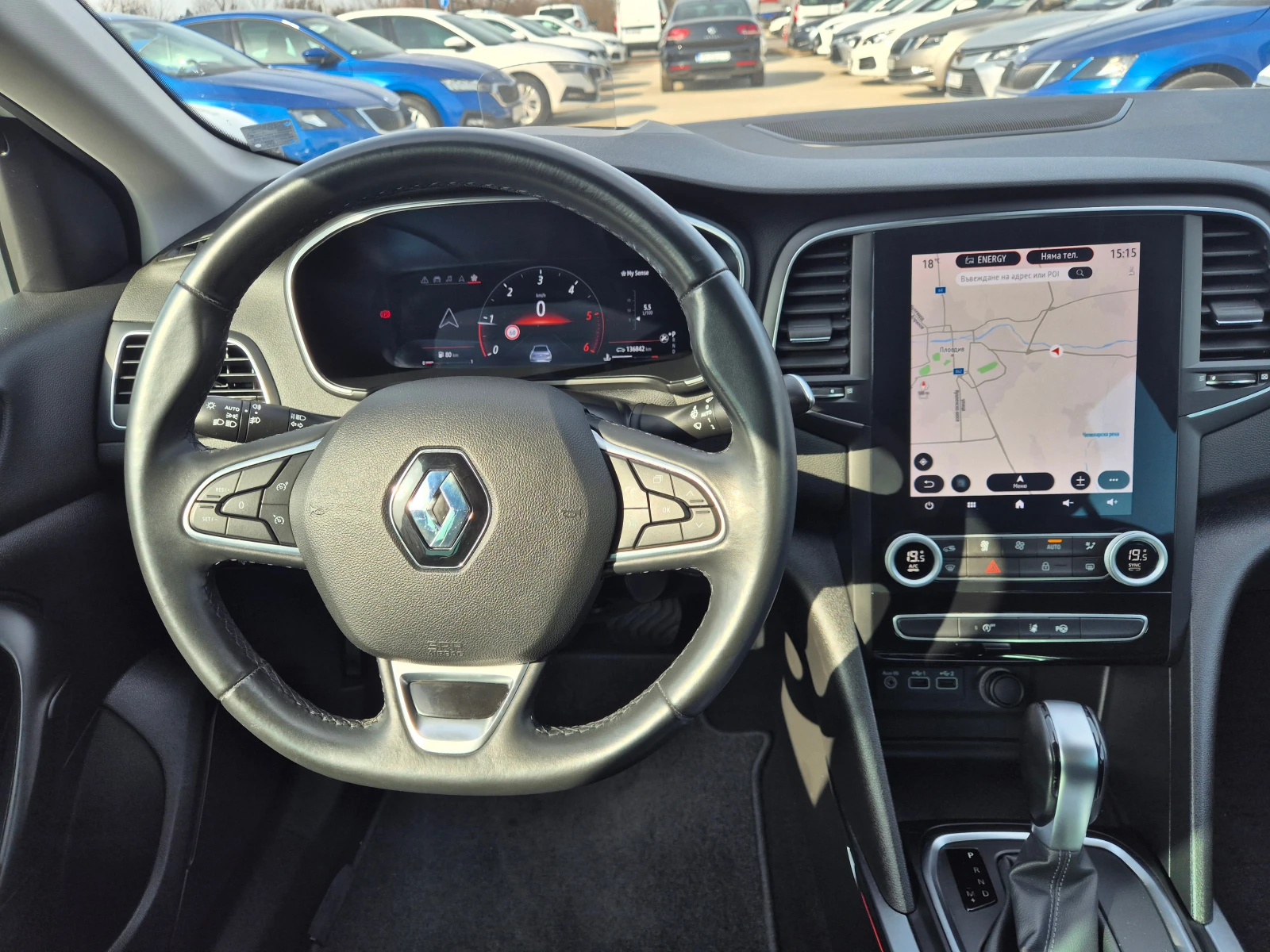 Renault Megane INTENS A/T= 1, 5DCI-115кс , снимка 14 - Автомобили и джипове - 53712611