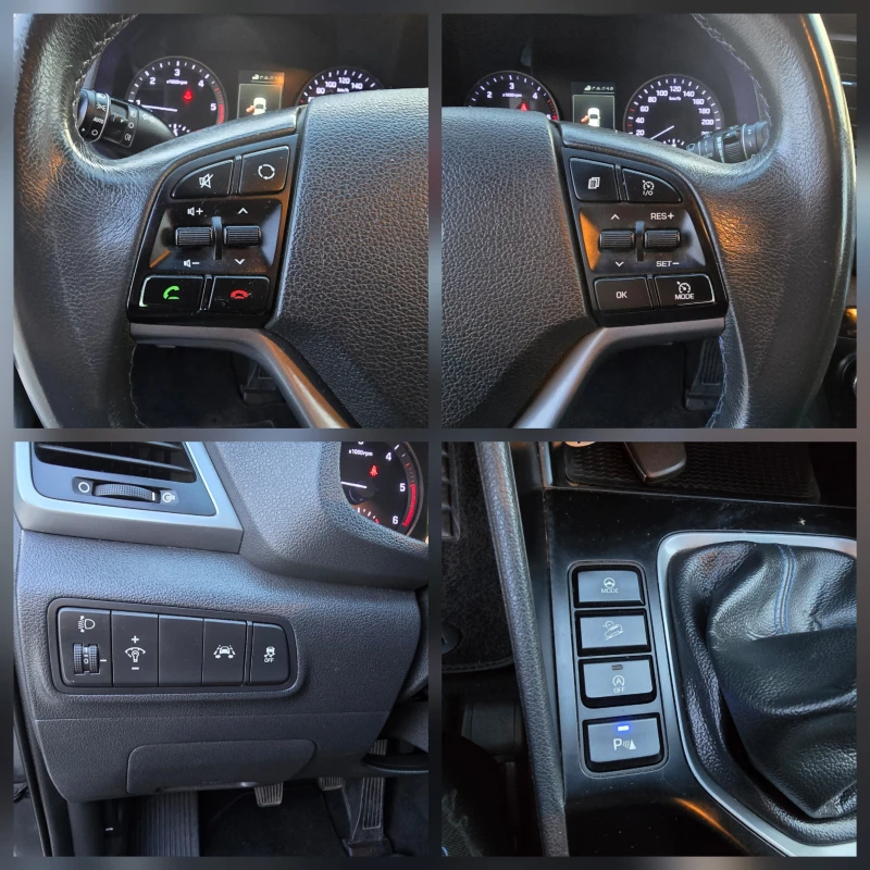 Hyundai Tucson 1.7D, Камера, Подгрев, Лед, Нави, Евро 6!, снимка 14 - Автомобили и джипове - 52770912