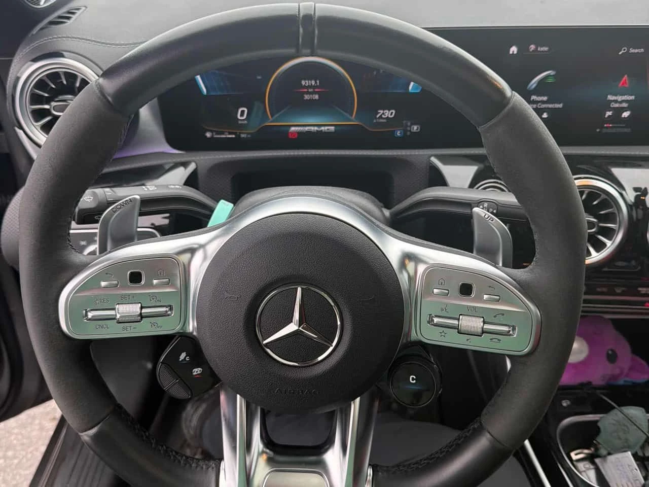 Mercedes-Benz CLA * AMG 45 * 2 КЛЮЧА * PANO* KEYLESS* ПОДГРЕВ* , снимка 14 - Автомобили и джипове - 53998307