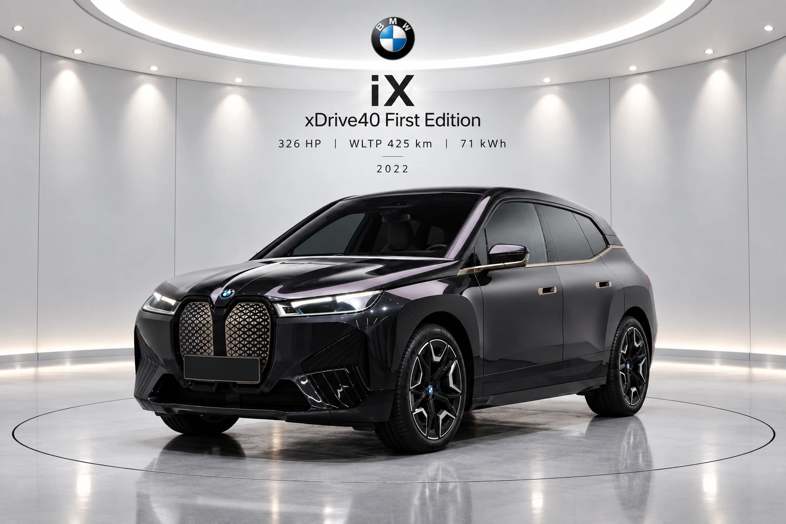 BMW iX xDRIVE40 FIRST EDITION| 326HP| PANO| HUD| 360| HK