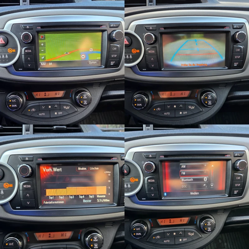 Toyota Yaris 1.4 D-4D НАВИ/КАМЕРА/90кс/6ск/EU5, снимка 14 - Автомобили и джипове - 53131040